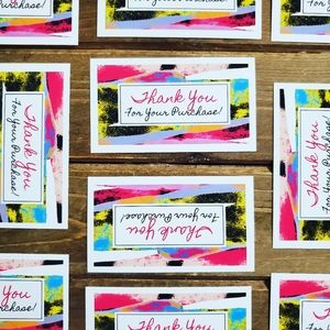 Thank You Cards Business Card Size

3x2